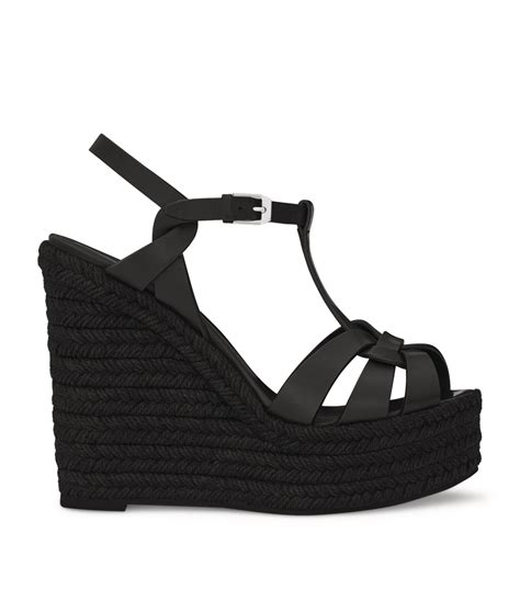 saint laurent heels wedge